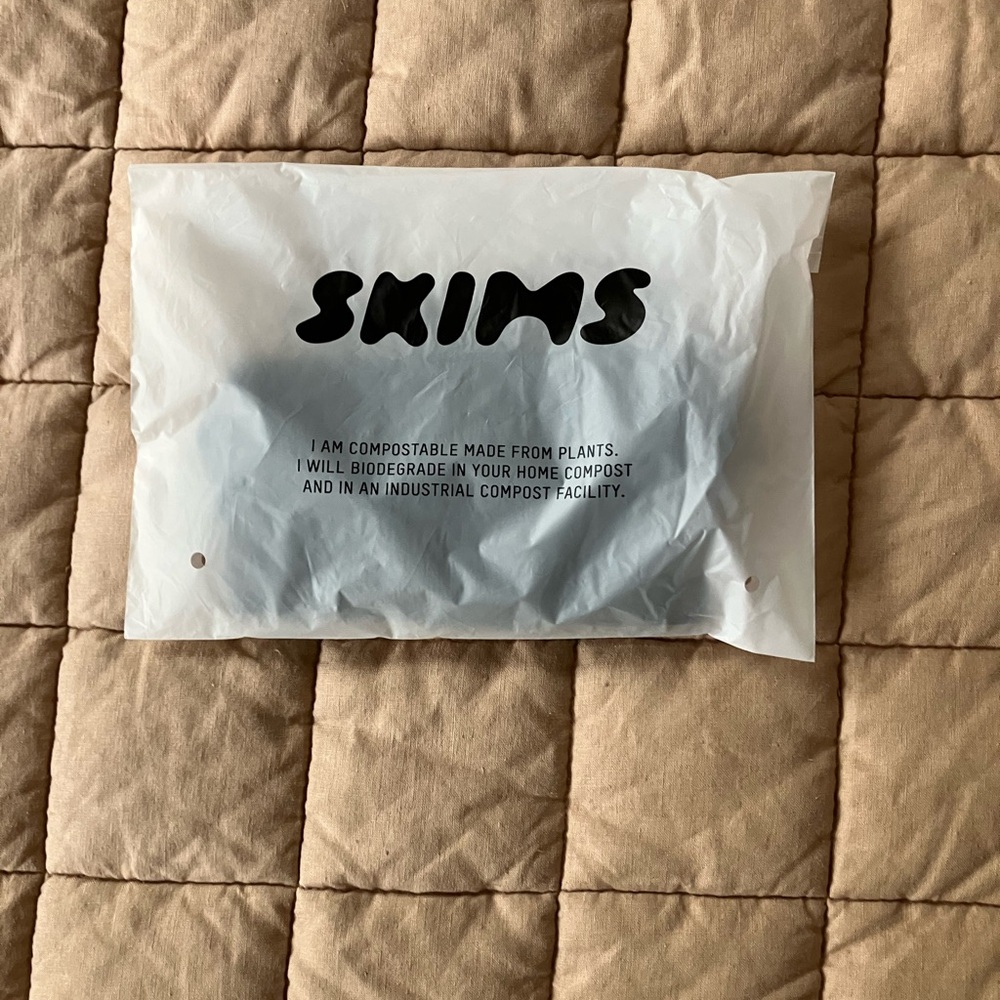 Skims Cotton Rib Mid Rise Brief - Soot - Large - Picture 7 of 7